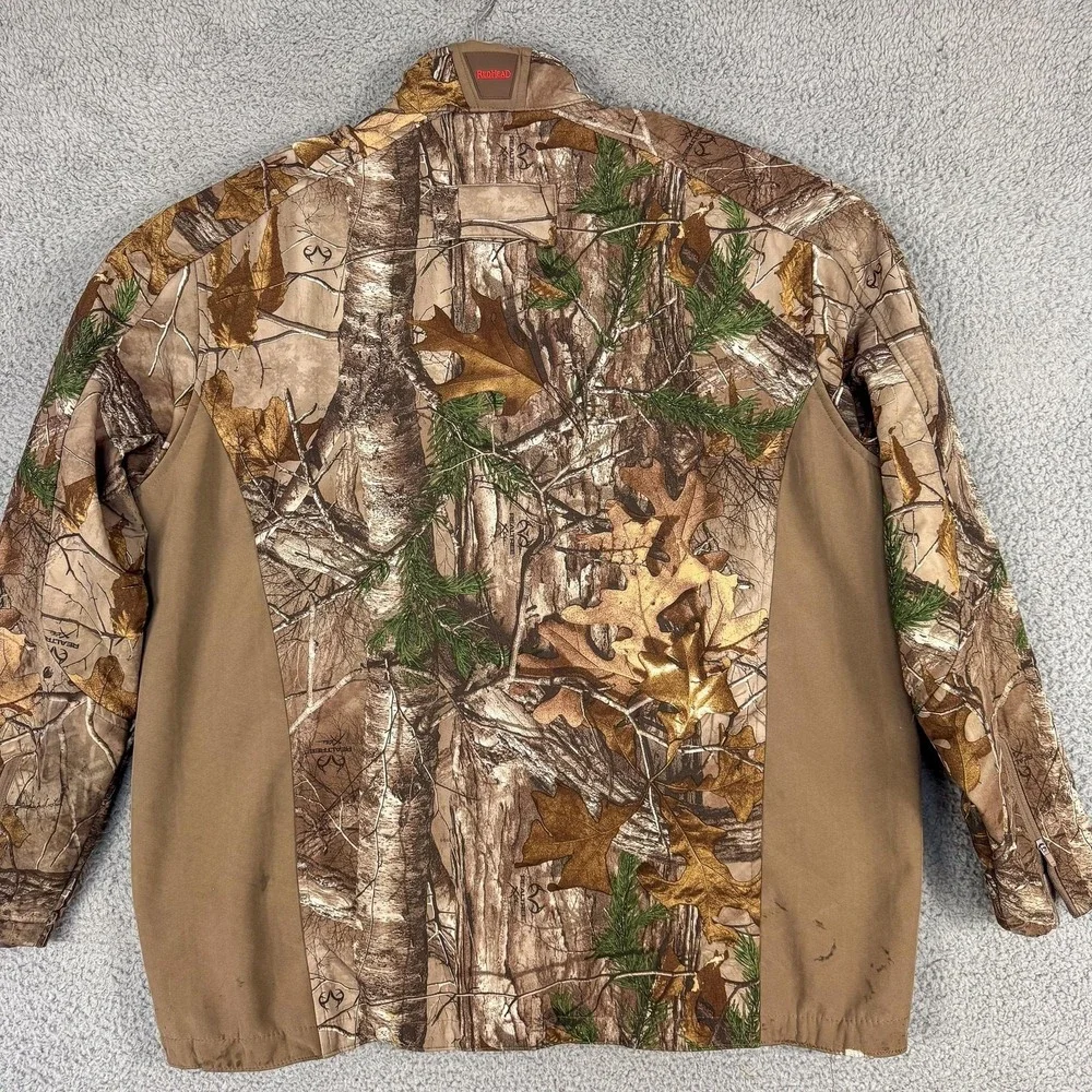 RedHead Jacket Mens 2XL Brown Realtree Xtra Camo Softshell Hunting Workwear Camp
